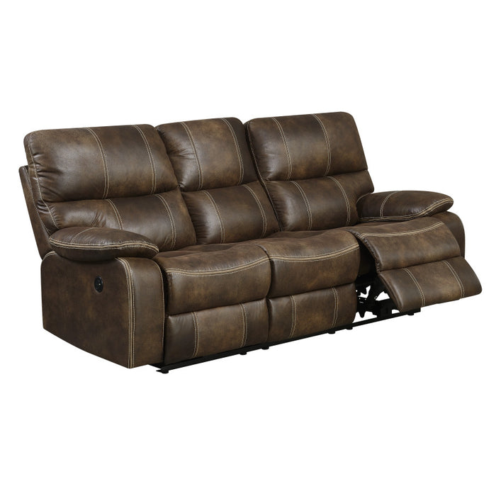 Emerald Home Jessie James Power Sofa in Brown U7130-18-05