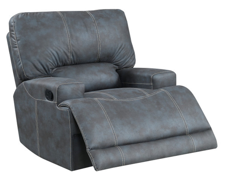 Emerald Home Furnishings Highland Swivel Glider Recliner in Gray U8058-04-04